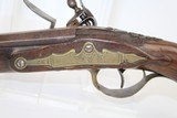 Elegant EUROPEAN Antique FLINTLOCK Belt Pistol .56 Cal Sidearm w Carved Stock & Engraved Hardware - 13 of 14
