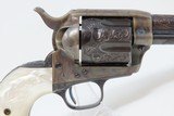 GORGEOUS Engraved Pearl Case-Colored 1st Generation COLT SAA in .38 SPL 1929 Manufacture Colt Single Action Army Showpiece! - 18 of 19
