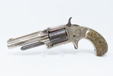 Rare Antique MARLIN No. 32 Standard 1875 REVOLVER with Lovely DeGRESS GRIPS Engraved with Custom Figured Grips in 1870s - 2 of 18