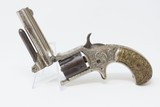 Rare Antique MARLIN No. 32 Standard 1875 REVOLVER with Lovely DeGRESS GRIPS Engraved with Custom Figured Grips in 1870s - 14 of 18