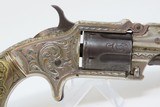 Rare Antique MARLIN No. 32 Standard 1875 REVOLVER with Lovely DeGRESS GRIPS Engraved with Custom Figured Grips in 1870s - 17 of 18