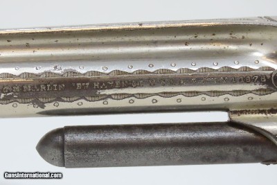 Rare Antique MARLIN No. 32 Standard 1875 REVOLVER with Lovely DeGRESS GRIPS Engraved with Custom Figured Grips in 1870s - Image 6 of 18