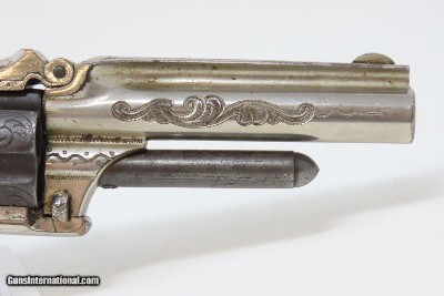 Rare Antique MARLIN No. 32 Standard 1875 REVOLVER with Lovely DeGRESS GRIPS Engraved with Custom Figured Grips in 1870s - Image 18 of 18