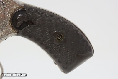 7-SHOT, ENGRAVED Antique MERWIN, HULBERT & Co. .32 S&W REVOLVER Wild West VERY FINE and FACTORY ENGRAVED Double Action Revolver! - Image 13 of 18