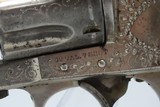 7-SHOT, ENGRAVED Antique MERWIN, HULBERT & Co. .32 S&W REVOLVER Wild West VERY FINE and FACTORY ENGRAVED Double Action Revolver! - 3 of 18