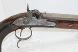 ENCASED PAIR of JOHN MANTON of LONDON Antique DUELING Pistols .54 Caliber Identical, Cased, Engraved Set - 23 of 25