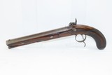 ENCASED PAIR of JOHN MANTON of LONDON Antique DUELING Pistols .54 Caliber Identical, Cased, Engraved Set - 17 of 25