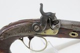“Hutchings” Inscribed PEANUT-Sized DERINGER Pistol Antique .41 Caliber Personalized Deringer Pistol Circa the 1850s! - 4 of 16