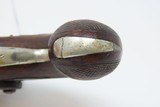 “Hutchings” Inscribed PEANUT-Sized DERINGER Pistol Antique .41 Caliber Personalized Deringer Pistol Circa the 1850s! - 11 of 16