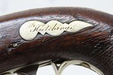 “Hutchings” Inscribed PEANUT-Sized DERINGER Pistol Antique .41 Caliber Personalized Deringer Pistol Circa the 1850s! - 15 of 16