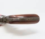 RARE Series I MANHATTAN FIRE ARMS CO. POCKET Revolver .31 Caliber ENGRAVED With Fantastic Leather Holster! - 9 of 21