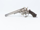 Ornate 19th Century PINFIRE Revolver w Lanyard ENGRAVED Sculpted Grips 9mm European Double Action Sidearm - 1 of 4