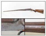 SCARCE Engraved Antique COLT Model 1878 10 Gauge Side x Side HAMMER SHOTGUN Double Barrel Made in 1881 with Damascus Barrels - 1 of 22