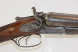 SCARCE Engraved Antique COLT Model 1878 10 Gauge Side x Side HAMMER SHOTGUN Double Barrel Made in 1881 with Damascus Barrels - 19 of 22