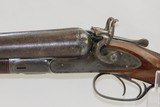 SCARCE Engraved Antique COLT Model 1878 10 Gauge Side x Side HAMMER SHOTGUN Double Barrel Made in 1881 with Damascus Barrels - 4 of 22