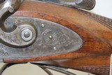SCARCE Engraved Antique COLT Model 1878 10 Gauge Side x Side HAMMER SHOTGUN Double Barrel Made in 1881 with Damascus Barrels - 7 of 22