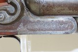 SCARCE Engraved Antique COLT Model 1878 10 Gauge Side x Side HAMMER SHOTGUN Double Barrel Made in 1881 with Damascus Barrels - 16 of 22