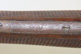 SCARCE Engraved Antique COLT Model 1878 10 Gauge Side x Side HAMMER SHOTGUN Double Barrel Made in 1881 with Damascus Barrels - 8 of 22