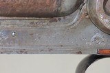 SCARCE Engraved Antique COLT Model 1878 10 Gauge Side x Side HAMMER SHOTGUN Double Barrel Made in 1881 with Damascus Barrels - 6 of 22