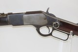 Antique 44 WINCHESTER Model 1873 Lever Action Repeating SADDLE RING CARBINE
Iconic Repeating Rifle Chambered In .44-40 WCF - 4 of 20