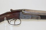 SCARCE Antique COLT Model 1883 Hammerless 12 Gauge Double Barrel SHOTGUN
Scarce ENGRAVED Shotgun Made in 1885 with Damascus Barrels! - 18 of 21