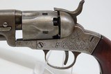 Engraved CIVIL WAR-Era Antique BACON Mfg. Co. PERCUSSION Pocket Revolver By Thomas Bacon of NORWICH, CONNECTICUT! - 4 of 19