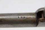 Engraved CIVIL WAR-Era Antique BACON Mfg. Co. PERCUSSION Pocket Revolver By Thomas Bacon of NORWICH, CONNECTICUT! - 15 of 19