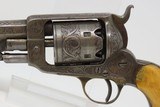 CIVIL WAR Antique WHITNEY .36 Cal. Percussion NAVY Revolver w/ IVORY GRIPS BEAUTIFULLY ENGRAVED Civil War Revolver! - 4 of 19