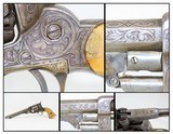 CIVIL WAR Antique WHITNEY .36 Cal. Percussion NAVY Revolver w/ IVORY GRIPS BEAUTIFULLY ENGRAVED Civil War Revolver! - 1 of 19