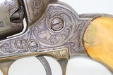 CIVIL WAR Antique WHITNEY .36 Cal. Percussion NAVY Revolver w/ IVORY GRIPS BEAUTIFULLY ENGRAVED Civil War Revolver! - 6 of 19