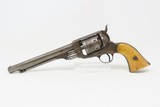 CIVIL WAR Antique WHITNEY .36 Cal. Percussion NAVY Revolver w/ IVORY GRIPS BEAUTIFULLY ENGRAVED Civil War Revolver! - 2 of 19