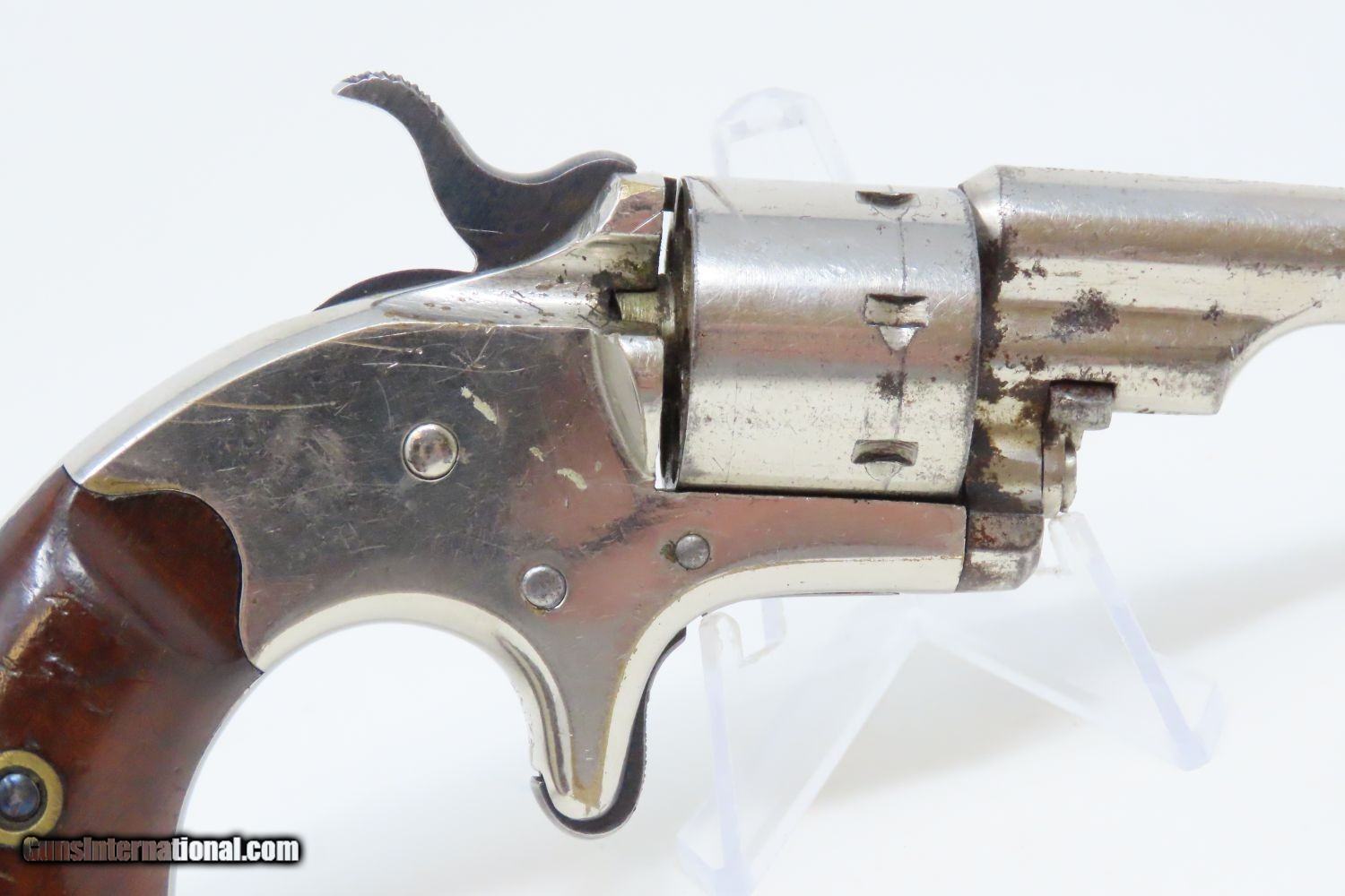 1875 Antique COLT OPEN TOP.22 Caliber RIMFIRE Pocket REVOLVER Spur ...