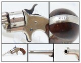 1875 Antique COLT OPEN TOP.22 Caliber RIMFIRE Pocket REVOLVER Spur Trigger Colt’s Answer to Smith & Wesson’s No. 1 Revolver - 1 of 18