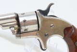 1875 Antique COLT OPEN TOP.22 Caliber RIMFIRE Pocket REVOLVER Spur Trigger Colt’s Answer to Smith & Wesson’s No. 1 Revolver - 4 of 18