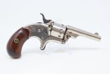 1875 Antique COLT OPEN TOP.22 Caliber RIMFIRE Pocket REVOLVER Spur Trigger Colt’s Answer to Smith & Wesson’s No. 1 Revolver - 14 of 18
