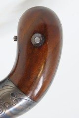 4-SHOT Antique ALLEN & WHEELOCK .31 Cal. POCKET SIZED PEPPERBOX Pistol Scarce Ethan Allen Double Action Revolver! - 17 of 19