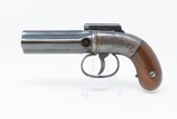 4-SHOT Antique ALLEN & WHEELOCK .31 Cal. POCKET SIZED PEPPERBOX Pistol Scarce Ethan Allen Double Action Revolver! - 2 of 19