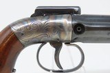 4-SHOT Antique ALLEN & WHEELOCK .31 Cal. POCKET SIZED PEPPERBOX Pistol Scarce Ethan Allen Double Action Revolver! - 18 of 19