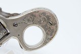 Engraved JAMES REID “My Friend” KNUCKLE DUSTER .22 Caliber Antique REVOLVER 1870s Catskill, New York BRASS KNUCKLE PISTOL Combination - 3 of 14