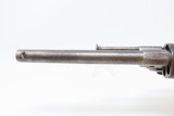 Antique ENGRAVED European IVORY GRIP 9mm PINFIRE Self-Defense REVOLVER Mid-19th European Sidearm with GOLD ACCENTS! - 9 of 20