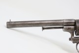 Antique ENGRAVED European IVORY GRIP 9mm PINFIRE Self-Defense REVOLVER Mid-19th European Sidearm with GOLD ACCENTS! - 5 of 20