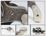 SMITH & WESSON .32 Caliber 4th Model DOUBLE ACTION Top Break REVOLVER C&R ENGRAVED .32 S&W with PEARL GRIPS! - 1 of 21