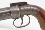 ANTIQUE PEPPERBOX Allen & Thurber WORCHESTER PERIOD Bar Hammer Revolver First American Double Action Revolving Pistol - 4 of 20