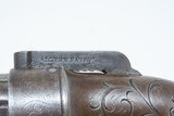 ANTIQUE PEPPERBOX Allen & Thurber WORCHESTER PERIOD Bar Hammer Revolver First American Double Action Revolving Pistol - 6 of 20
