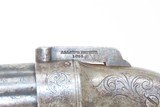 Antique ALLEN & WHEELOCK .32 Cal. POCKET SIZED Percussion PEPPERBOX Pistol Pepperbox Revolver That Enjoyed More Popularity Than Colt! - 6 of 19