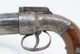 Antique ALLEN & WHEELOCK .32 Cal. POCKET SIZED Percussion PEPPERBOX Pistol Pepperbox Revolver That Enjoyed More Popularity Than Colt! - 4 of 19