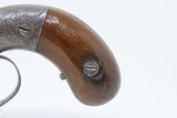 Antique ALLEN & WHEELOCK .32 Cal. POCKET SIZED Percussion PEPPERBOX Pistol Pepperbox Revolver That Enjoyed More Popularity Than Colt! - 3 of 19