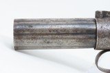 Antique ALLEN & WHEELOCK .32 Cal. POCKET SIZED Percussion PEPPERBOX Pistol Pepperbox Revolver That Enjoyed More Popularity Than Colt! - 5 of 19