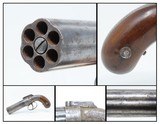 Antique ALLEN & WHEELOCK .32 Cal. POCKET SIZED Percussion PEPPERBOX Pistol Pepperbox Revolver That Enjoyed More Popularity Than Colt! - 1 of 19