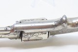 ENGRAVED, NICKEL, MOTHER of PEARL SMITH & WESSON Number 1 1/2 .32 REVOLVERGorgeous Little 1870s Hideout Gun! - 11 of 18